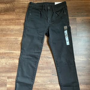 NWT AE Black Skinny Jeans